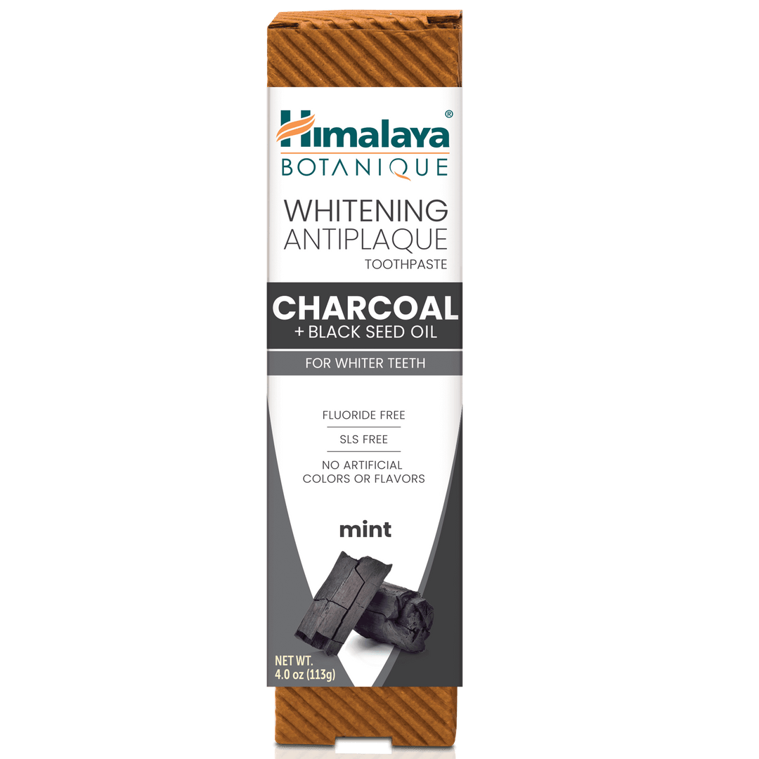 🎁 Himalaya Botanique Pasta De Dientes Blanqueadora Antiplaca Carbón Vegetal + Aceite De Semillas Negras 113G (100% off)