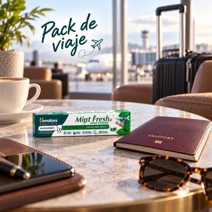 Pasta dental de hierbas Gum Expert: Menta fresca - Pack de viaje 40g