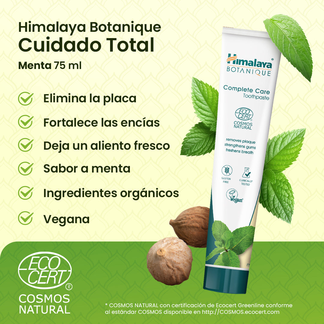 Himalaya Botanique Pasta de Dientes Cuidado Total - Menta 75 ml