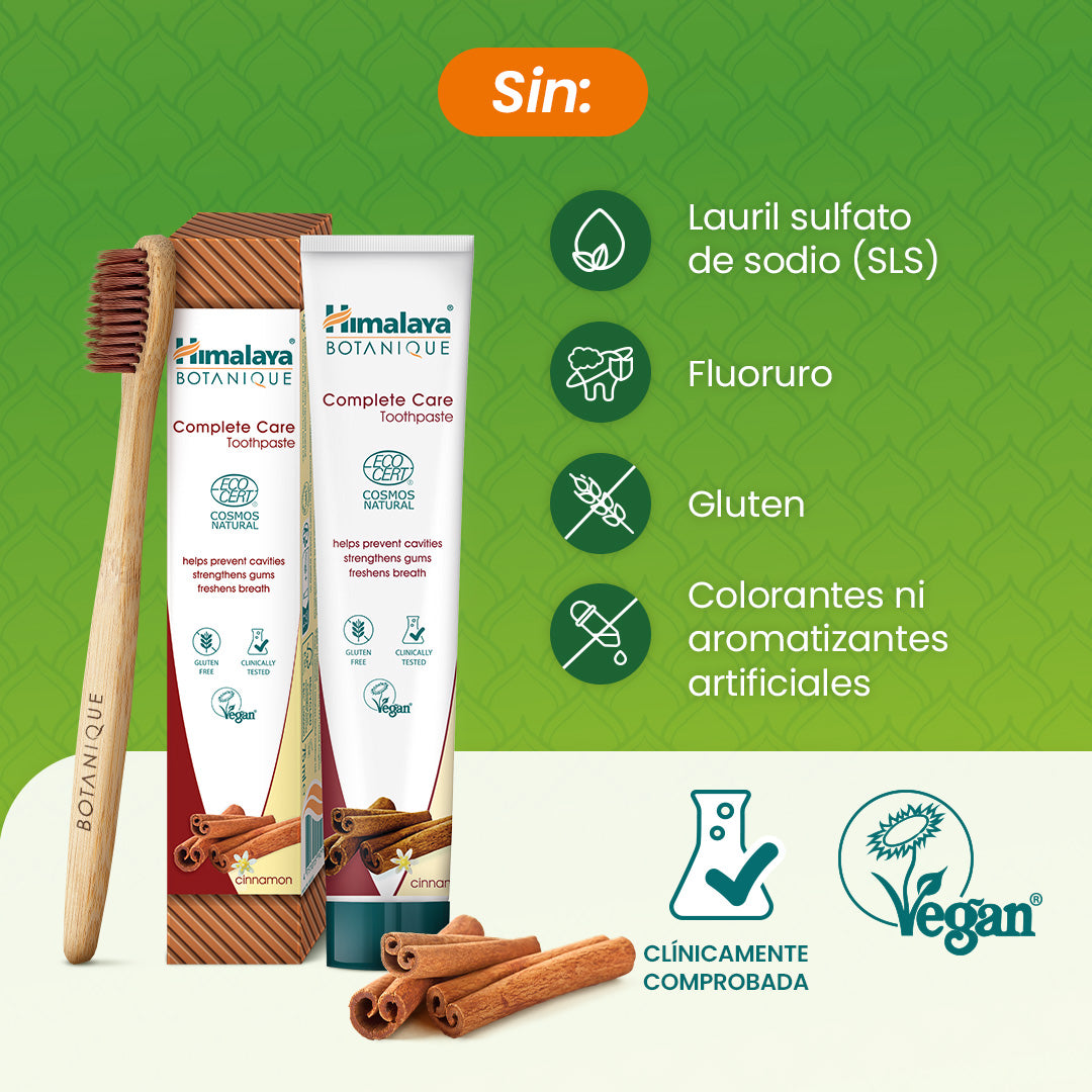 Himalaya Botanique Pasta de Dientes Cuidado Total - Canela 75 ml