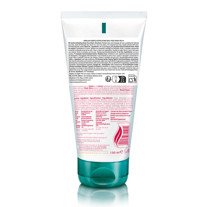 Limpiador facial exfoliante diario