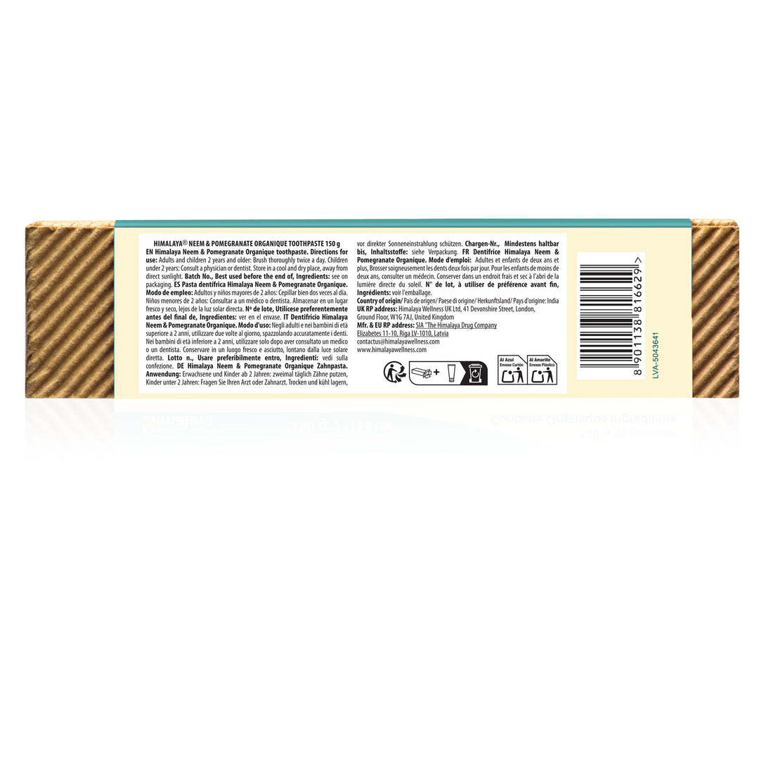 Himalaya Botanique Pasta dental de neem y granada - 150 g