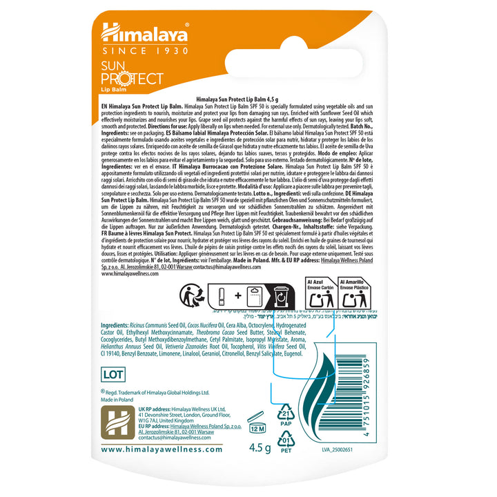 Himalaya Bálsamo labial Sun Protect, 4.5 g