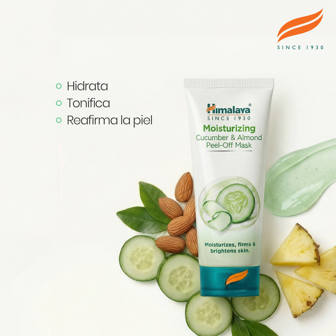 Mascarilla hidratante de pepino y almendra