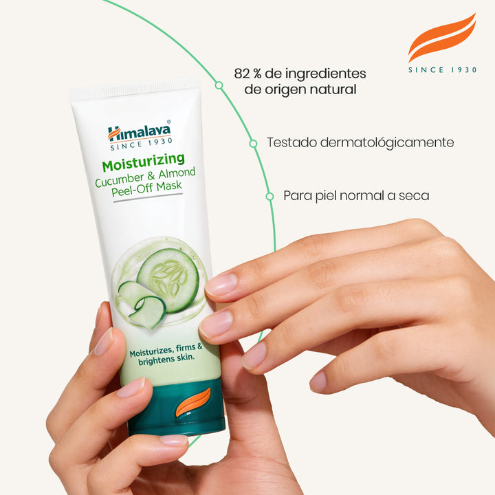 Mascarilla hidratante de pepino y almendra