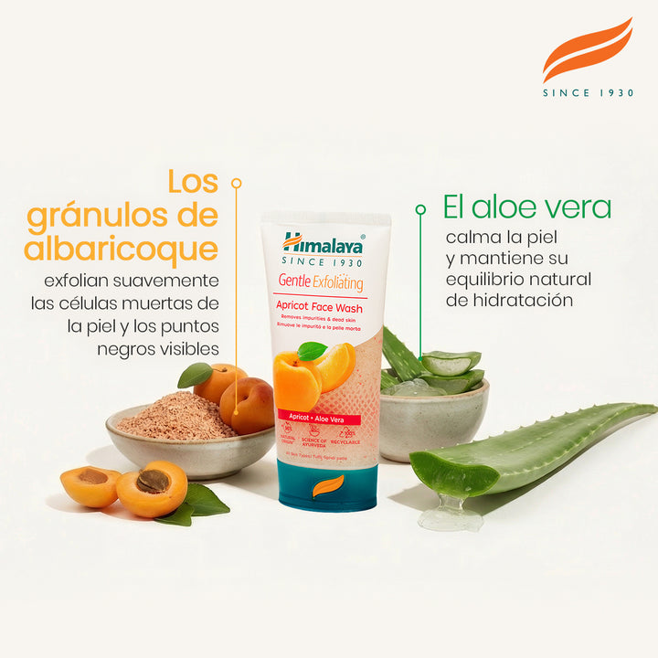 Limpiador facial exfoliante diario