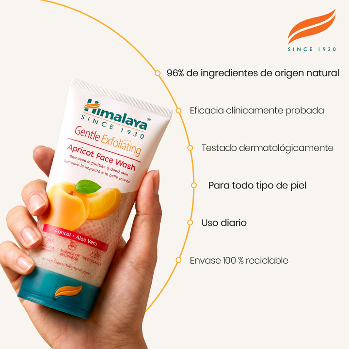 Limpiador facial exfoliante diario