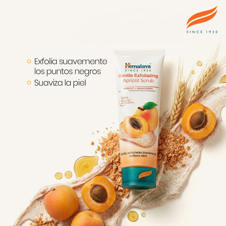 Exfoliante suave de albaricoque