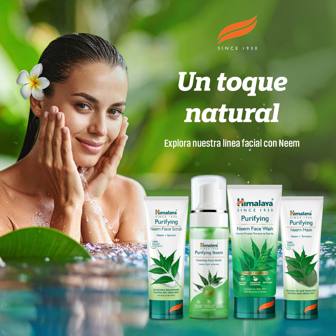 Limpiador facial espumoso purificante de neem
