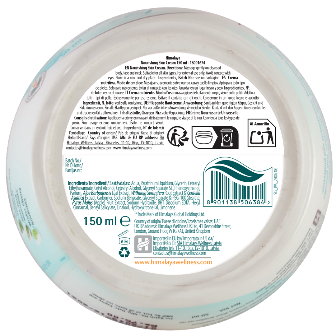 Crema corporal nutritiva