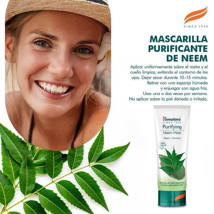 Mascarilla Purificante de Neem