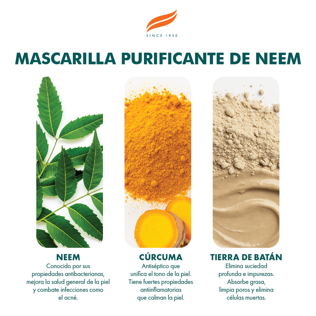 Mascarilla Purificante de Neem