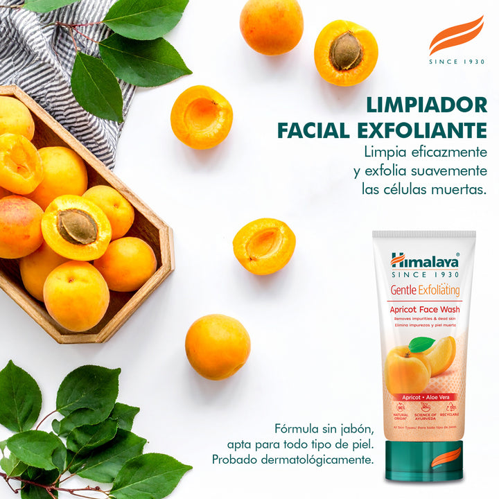 Limpiador facial exfoliante diario