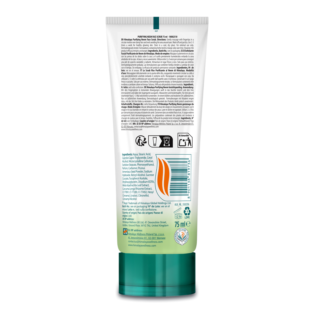 Exfoliante purificante de neem