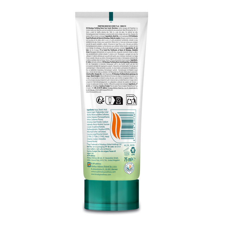 Exfoliante purificante de neem