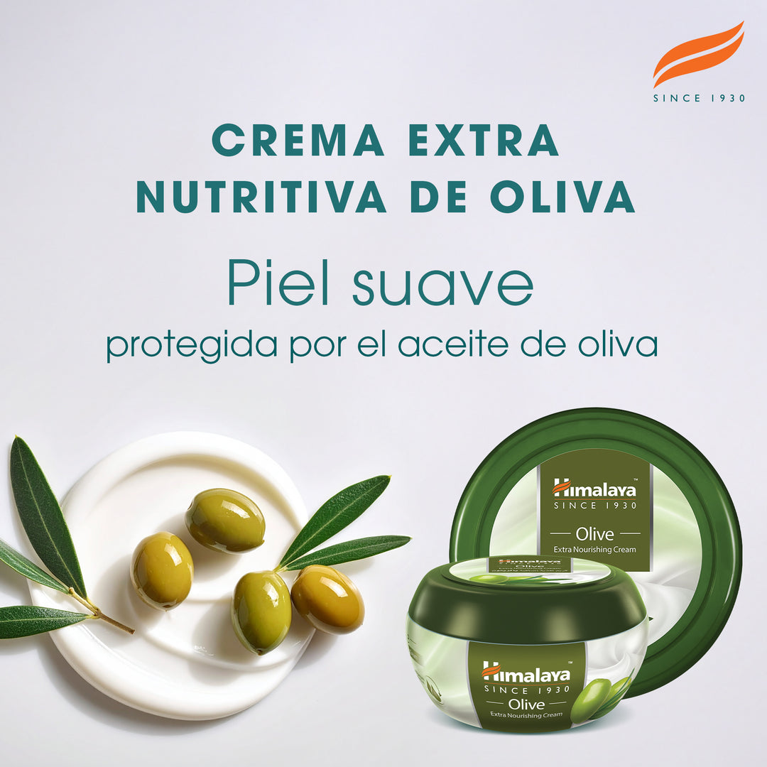 Crema extra nutritiva de oliva