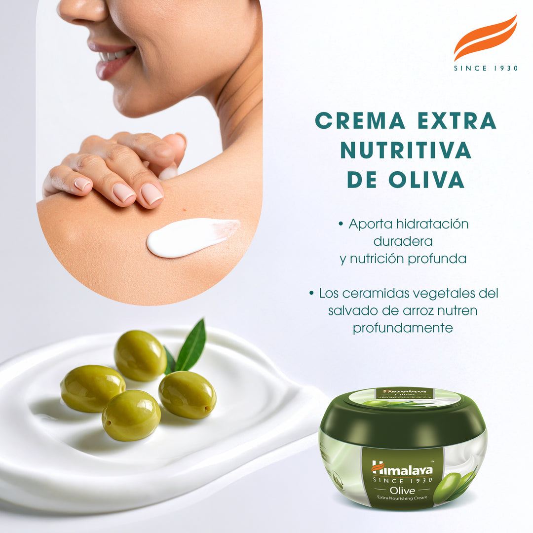 Crema extra nutritiva de oliva