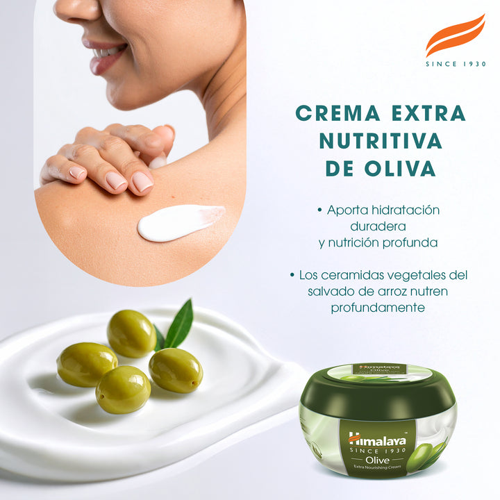 Crema extra nutritiva de oliva