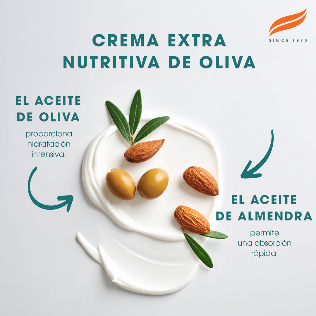 Crema extra nutritiva de oliva