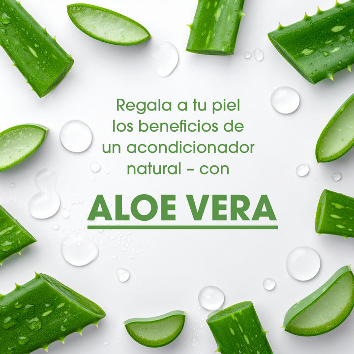 Gel hidratante corporal y facial de aloe vera