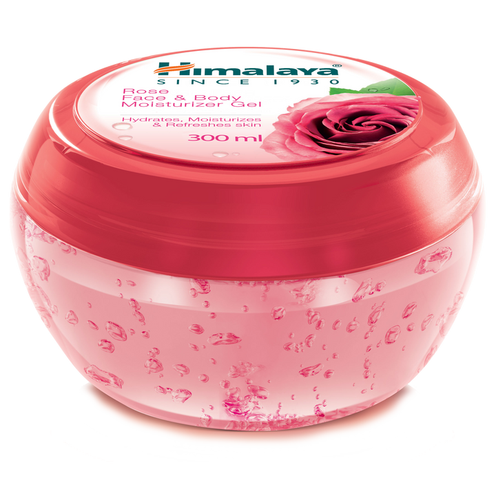 GEL HIDRATANTE FACIAL Y CORPORAL DE ROSAS DE HIMALAYA 300 ML