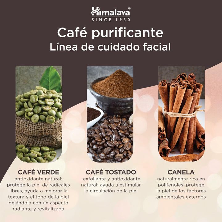 Himalaya Exfoliante facial de café de limpieza profunda - 75 ml