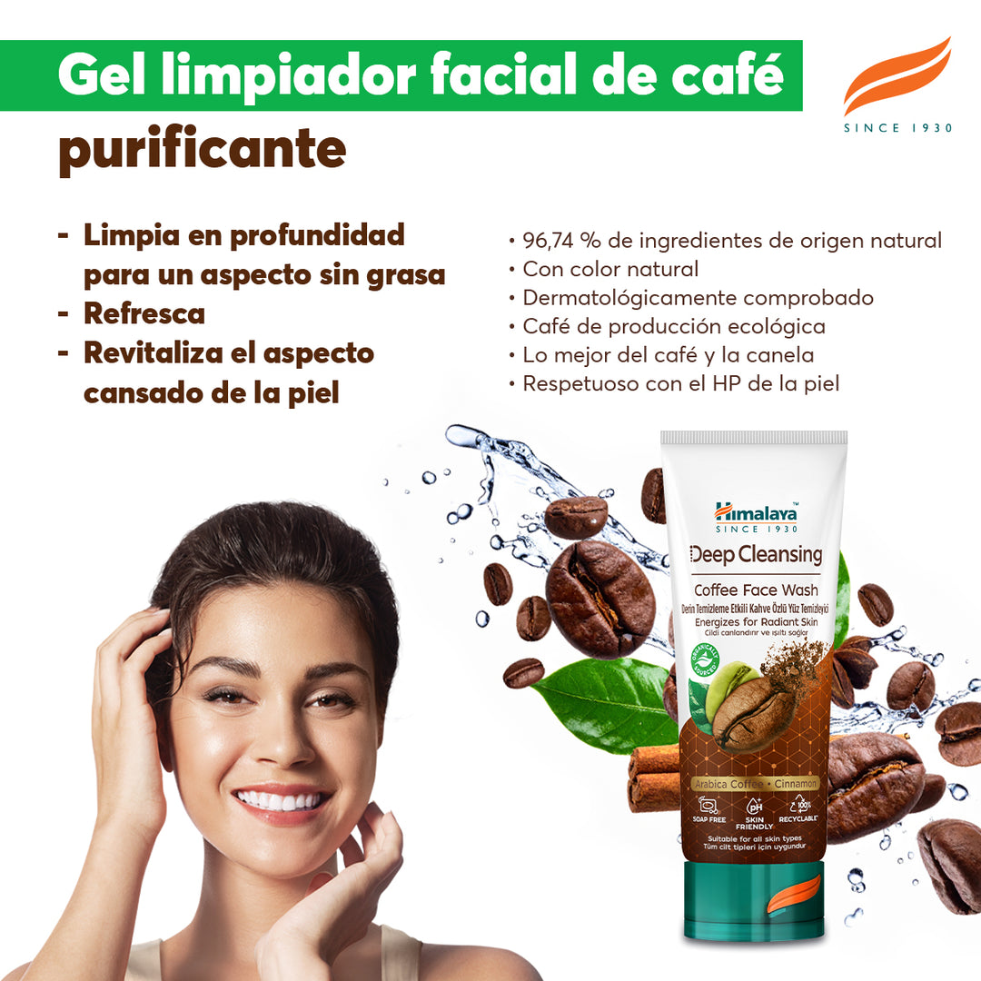 Himalaya Gel facial de café limpiador profundo 100 ml