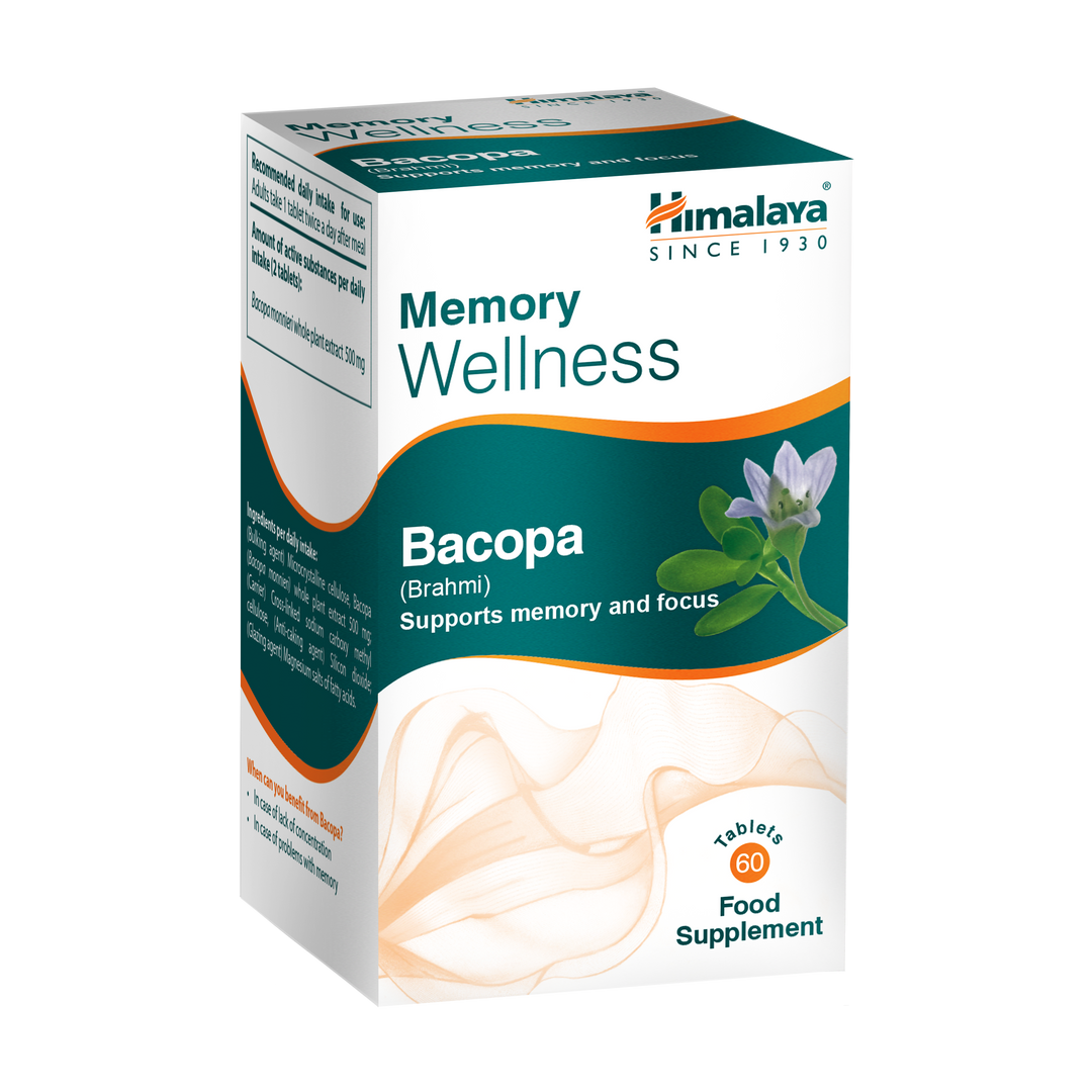 Himalaya Memory Wellness Bacopa - 60 Comprimidos