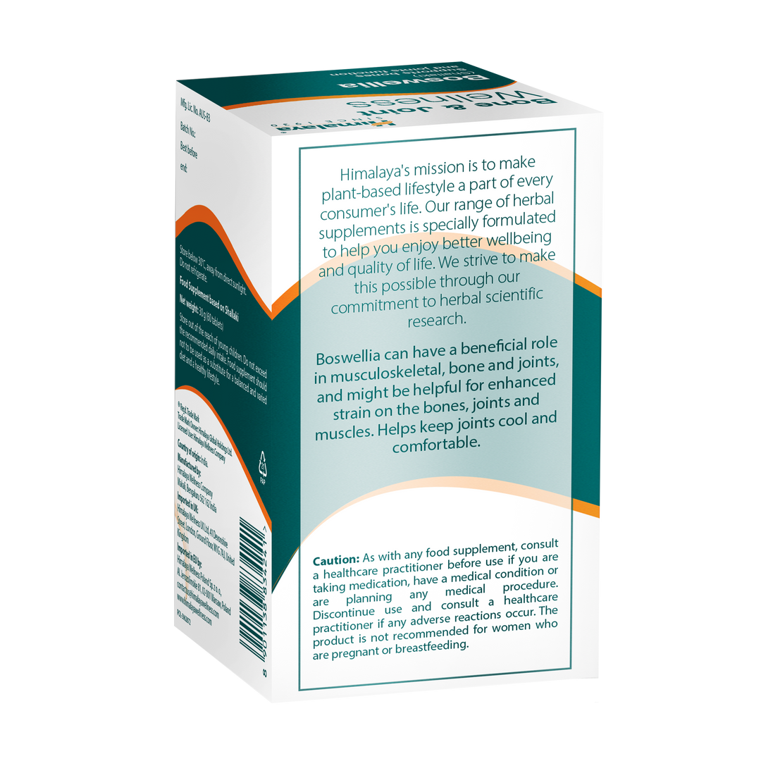 Himalaya Bone & Joint Wellness Boswellia - 60 Comprimidos