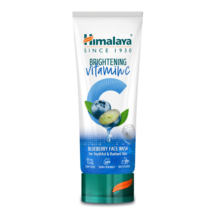 Gel Limpiador Facial Aclarante con Vitamina C y Arándanos Himalaya