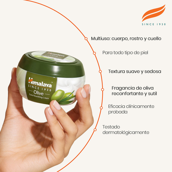 Crema extra nutritiva de oliva