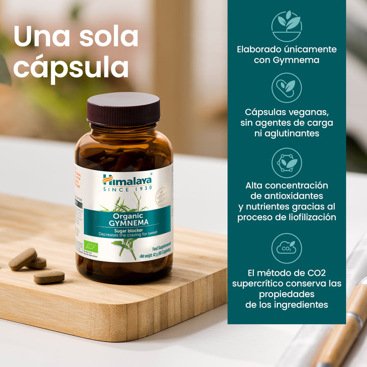 Himalaya Organic Gymnema 60 comprimidos