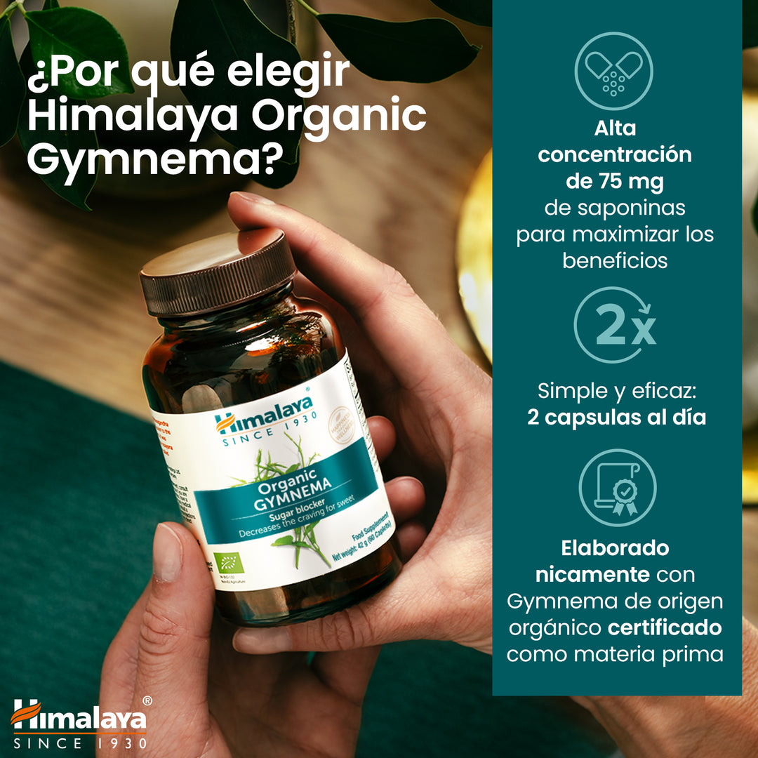 Himalaya Organic Gymnema 60 comprimidos