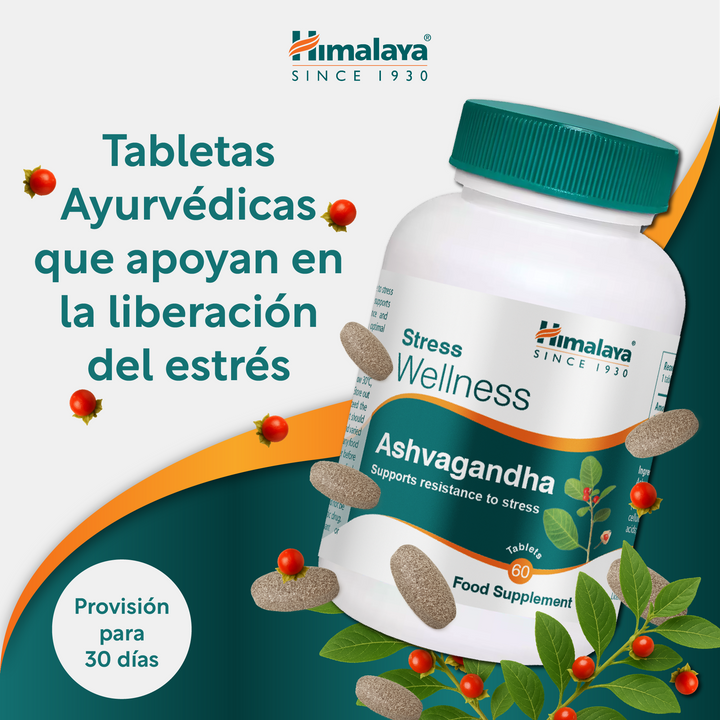 Himalaya Stress Wellness Ashvagandha - 60 Comprimidos