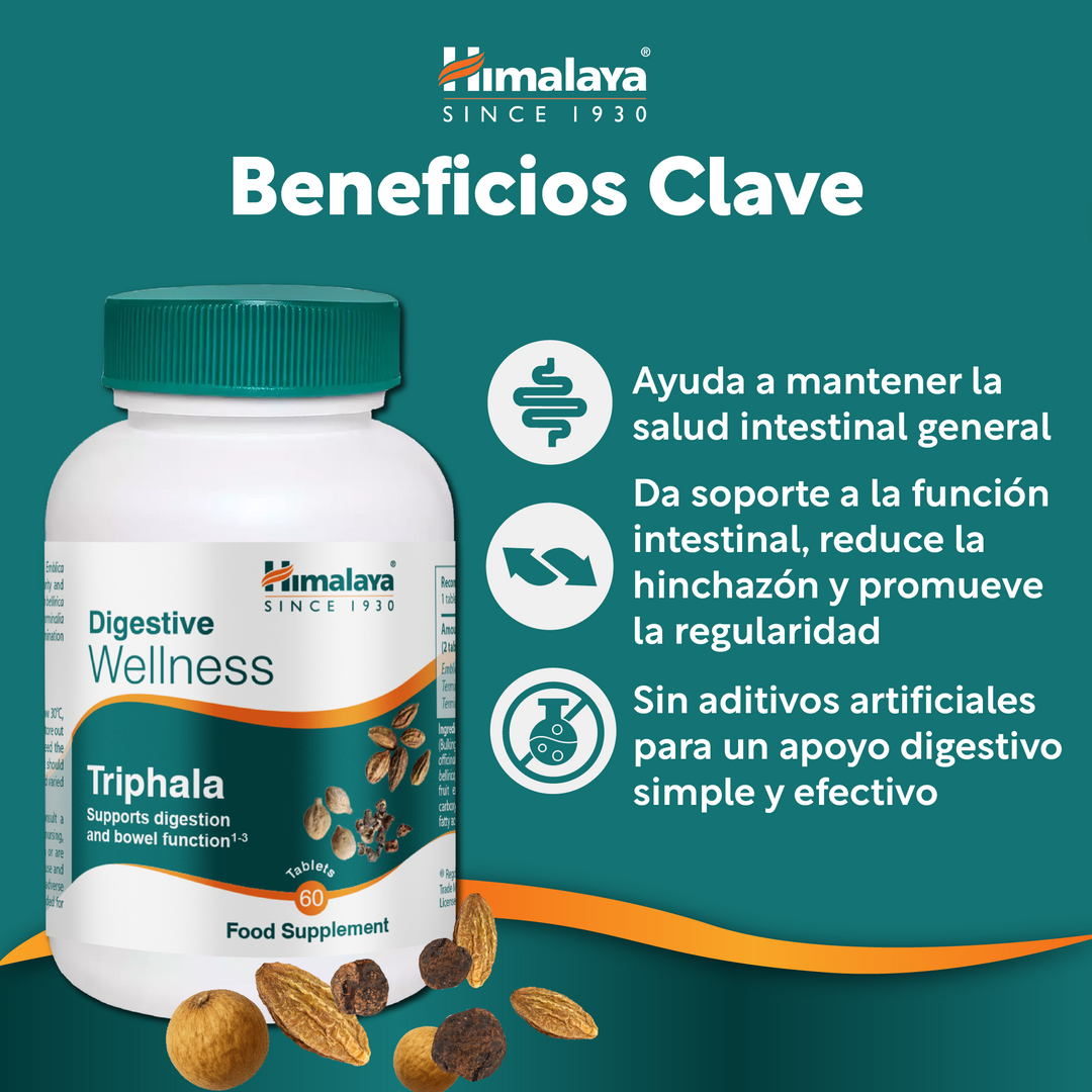 Himalaya Digestive Wellness Triphala - 60 Comprimidos