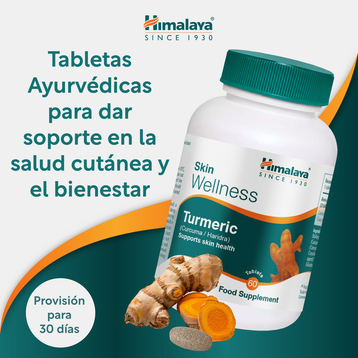 Himalaya Skin Wellness Turmeric - 60 Comprimidos