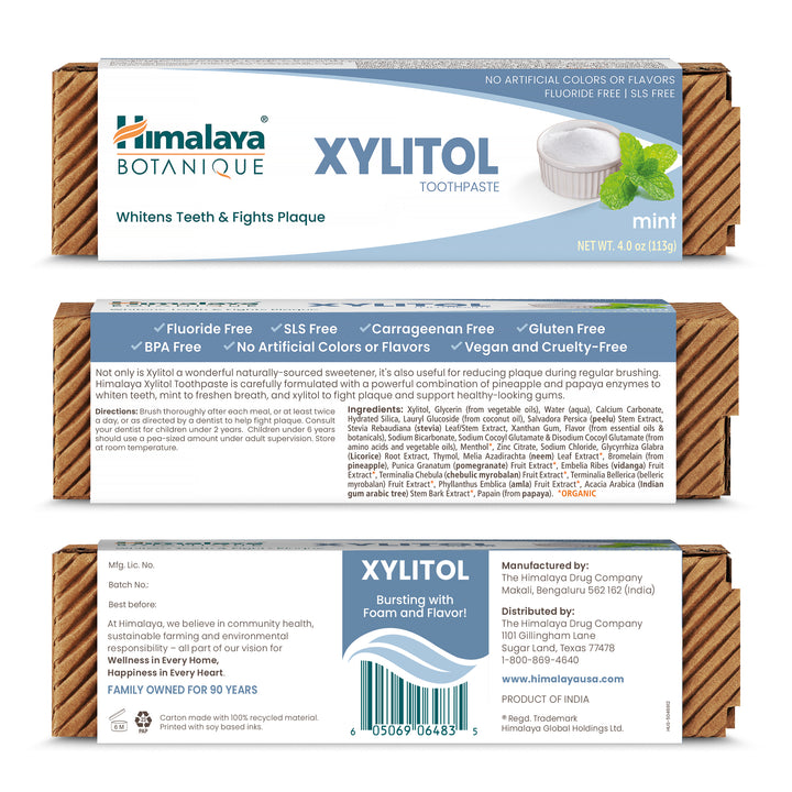 Himalaya Botanique Pasta de Dientes con Xilitol - 113g