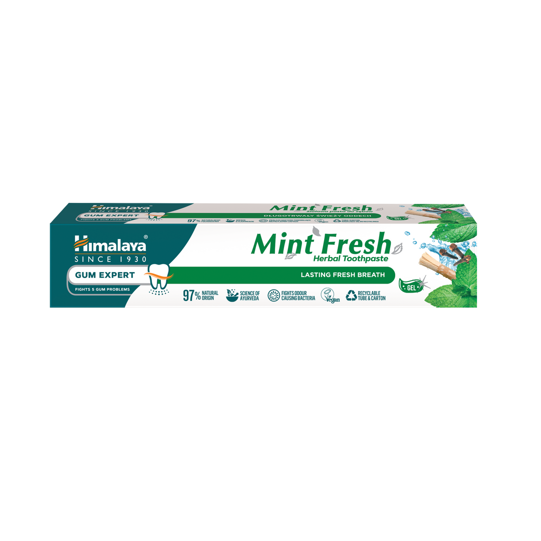 Pasta dental de hierbas Gum Expert: Menta fresca - Pack de viaje 40g