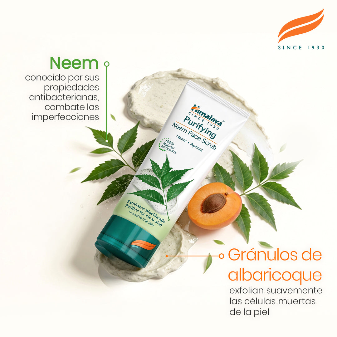 Exfoliante purificante de neem
