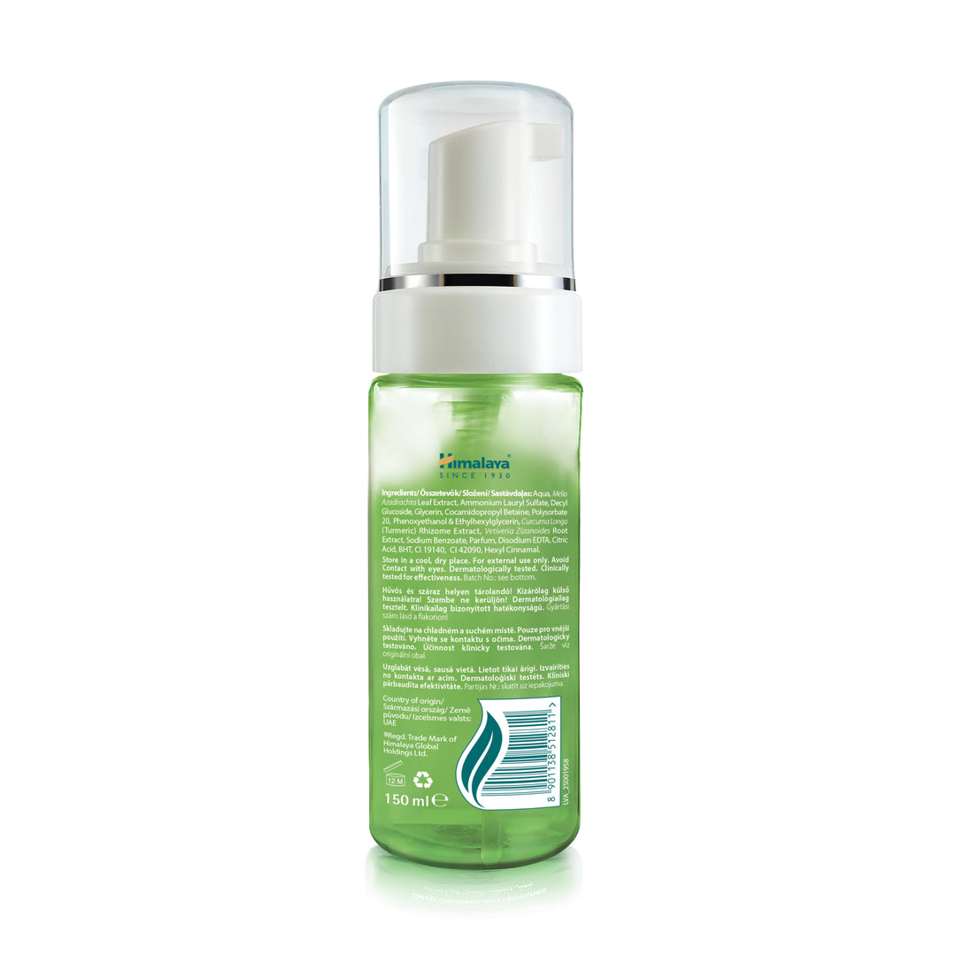 Limpiador facial espumoso purificante de neem