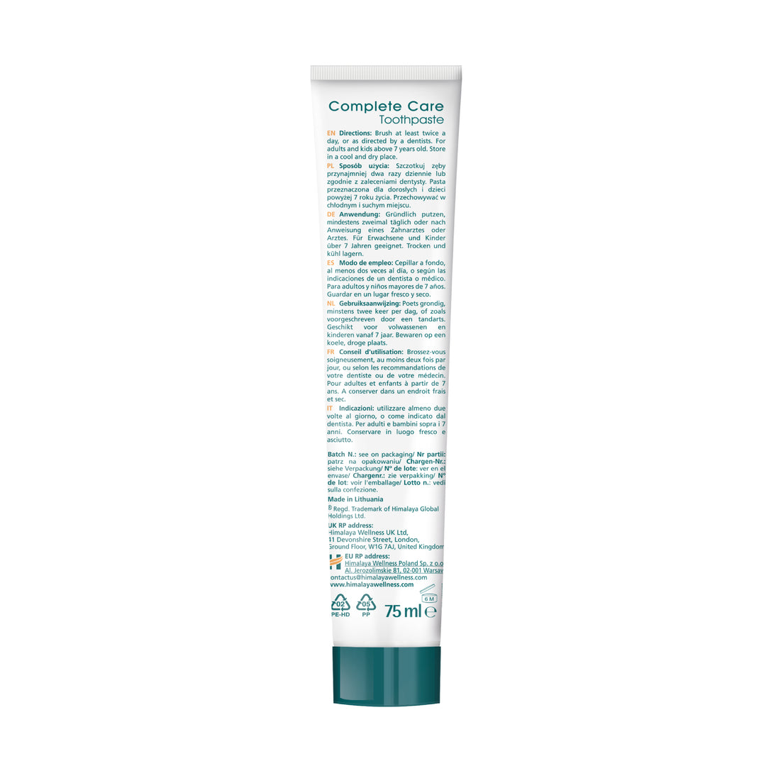 Himalaya Botanique Pasta de Dientes Cuidado Total - Menta 75 ml