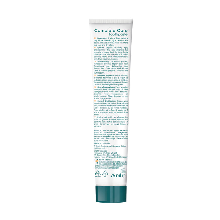 Himalaya Botanique Pasta de Dientes Cuidado Total - Menta 75 ml