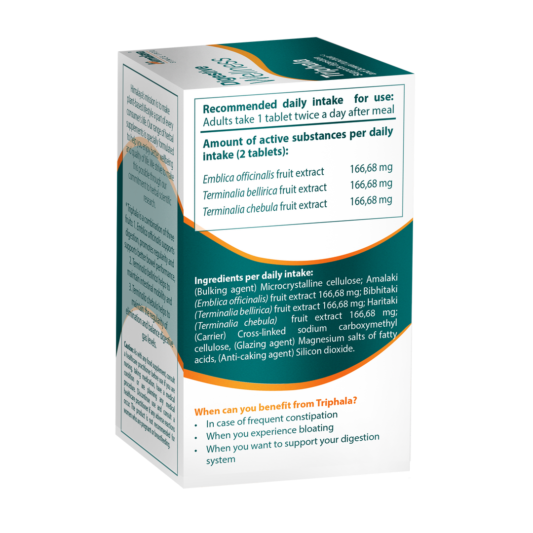 Himalaya Digestive Wellness Triphala - 60 Comprimidos