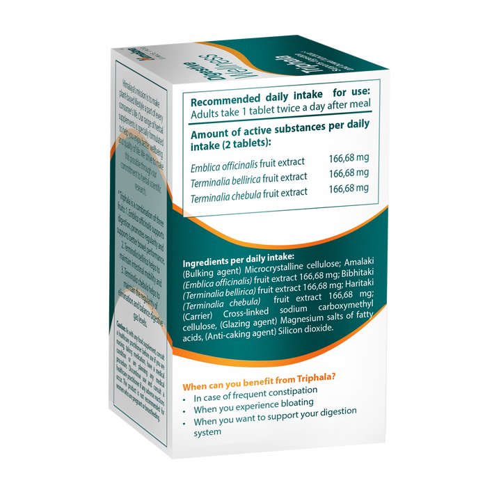 Himalaya Digestive Wellness Triphala - 60 Comprimidos