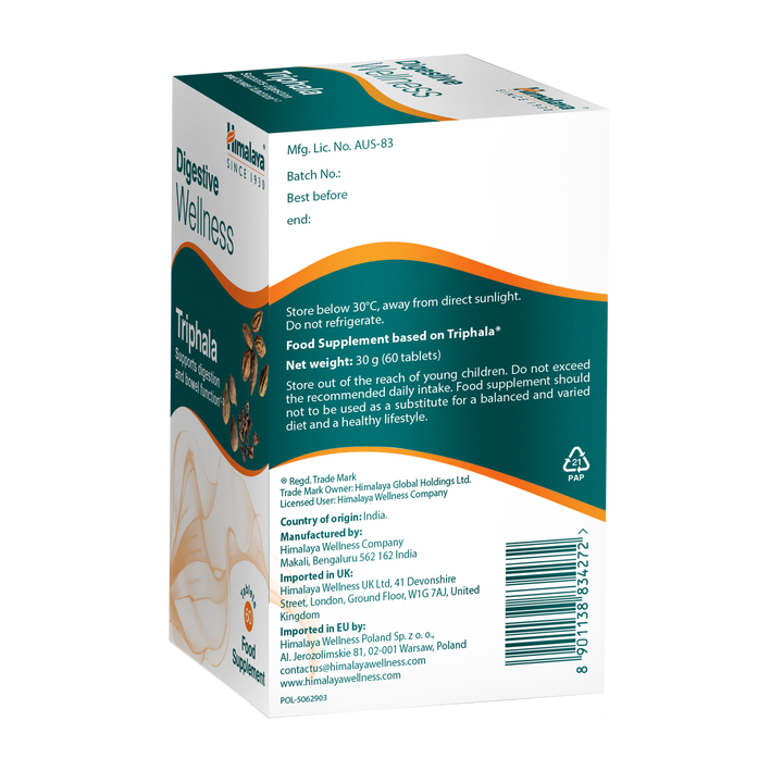 Himalaya Digestive Wellness Triphala - 60 Comprimidos