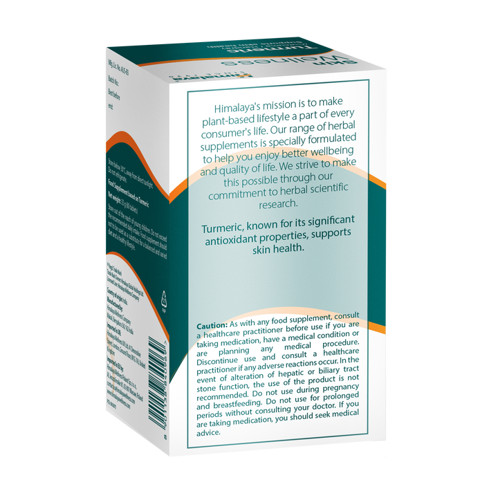 Himalaya Skin Wellness Turmeric - 60 Comprimidos