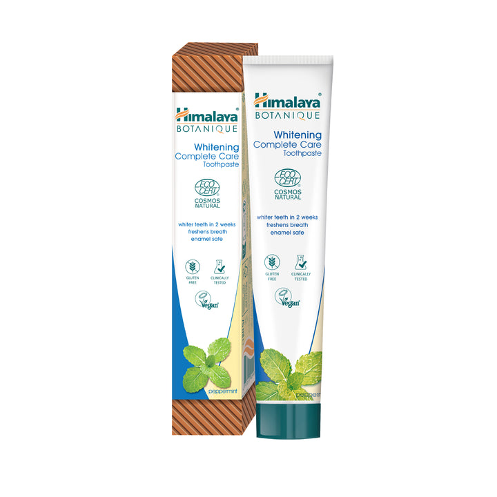 Himalaya Botanique Pasta de Dientes Blanqueadora Cuidado Total - Hierbabuena 75 ml