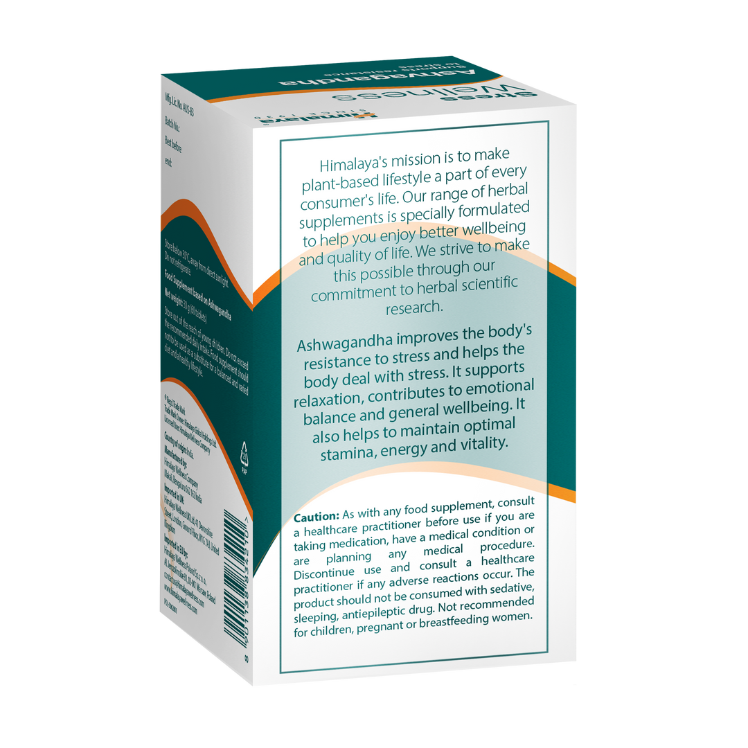 Himalaya Stress Wellness Ashwagandha - 60 Comprimidos