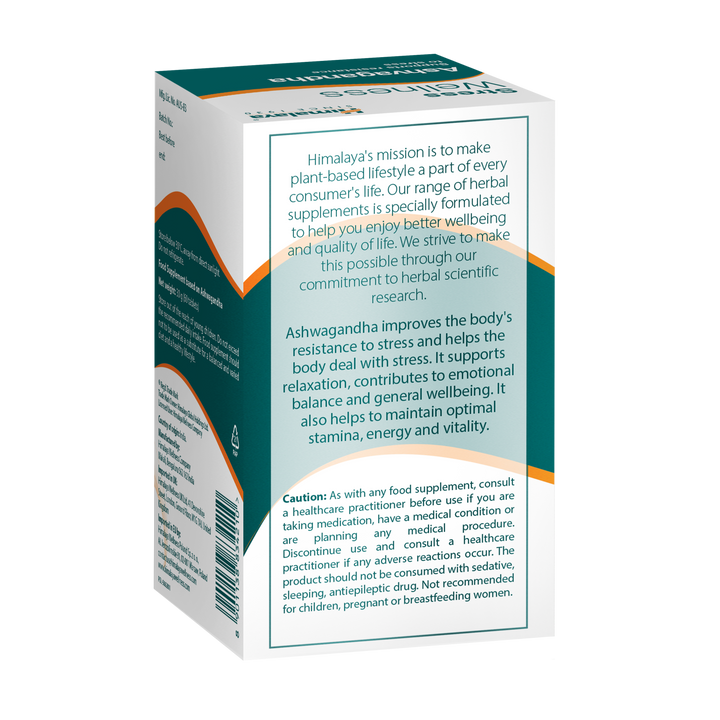 Himalaya Stress Wellness Ashwagandha - 60 Comprimidos