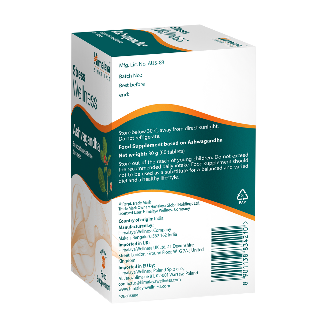 Himalaya Stress Wellness Ashwagandha - 60 Comprimidos
